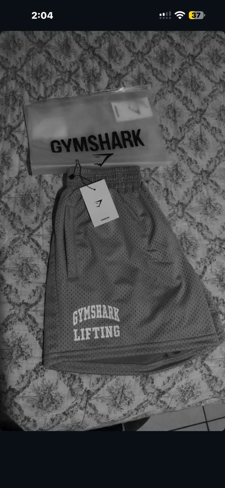 Short Gymshark Lifting Mesh