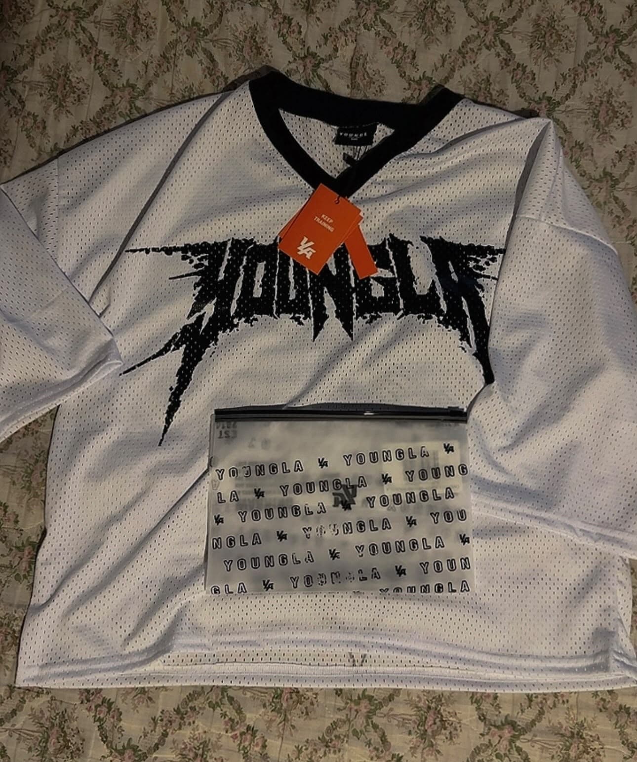 Jersey cropped de fútbol americano YoungLA Varsity 4187